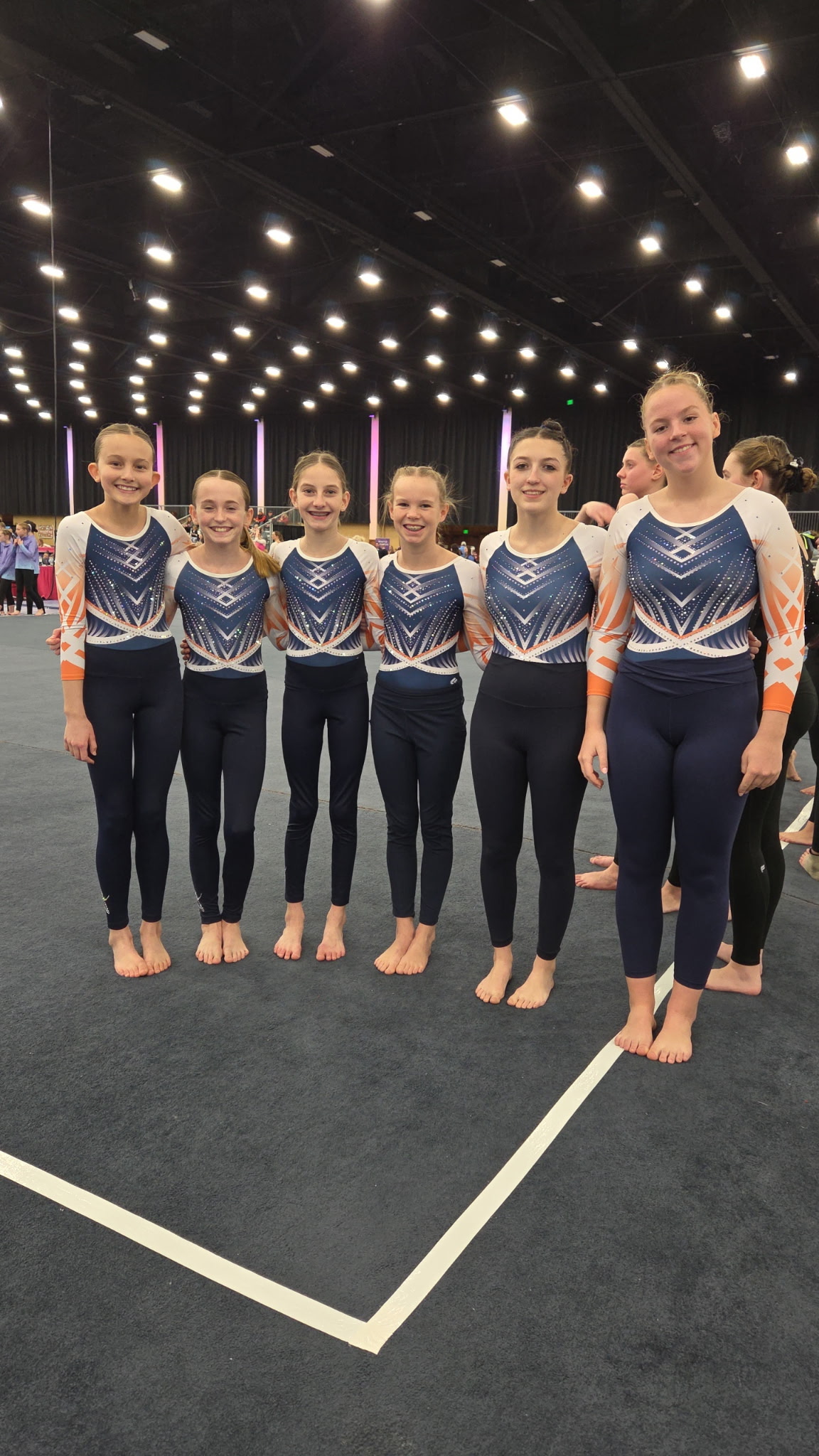 Young All Starz team gymnasts